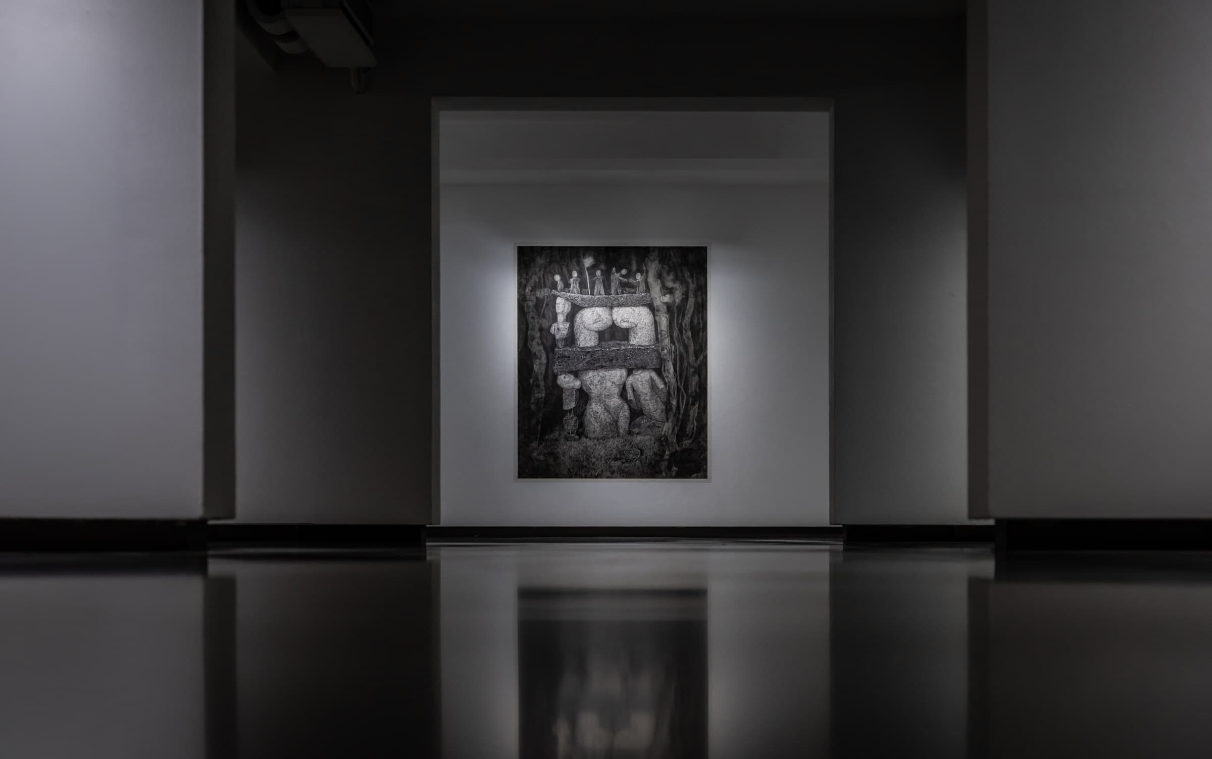 夜拾 Nocturnals, installation view, YI YUN ART × Woolloomooloo Xhibit, Taipei, 2026