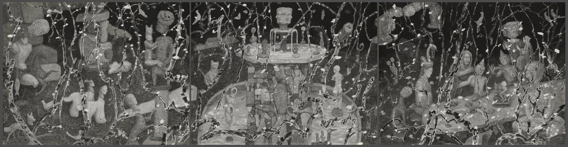 子時 噴泉 Around the Fountain