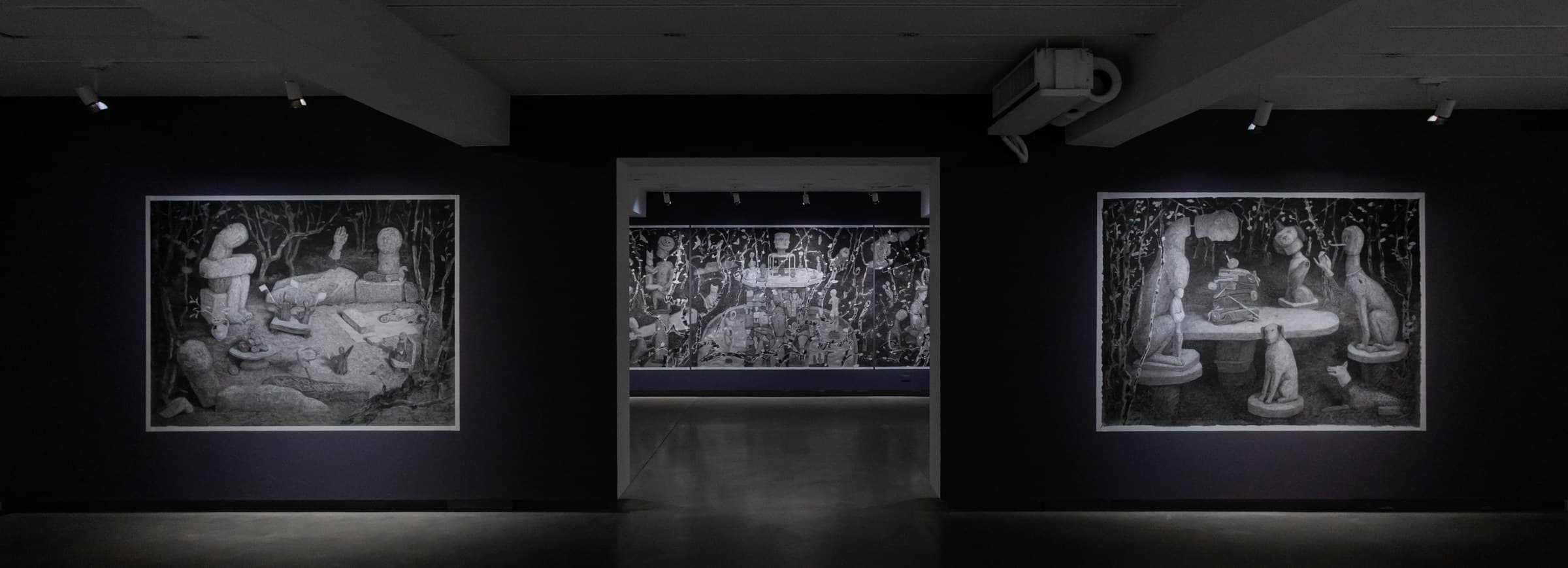 夜拾 Nocturnals, installation view, YI YUN ART × Woolloomooloo Xhibit, Taipei, 2026