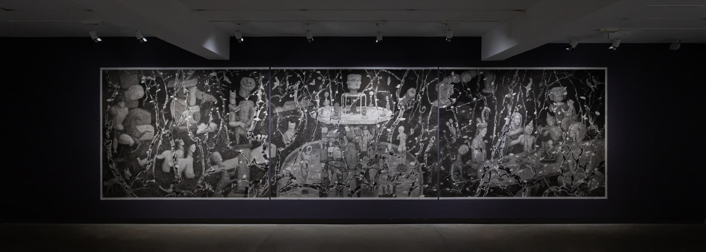 夜拾 Nocturnals, installation view, YI YUN ART × Woolloomooloo Xhibit, Taipei, 2026