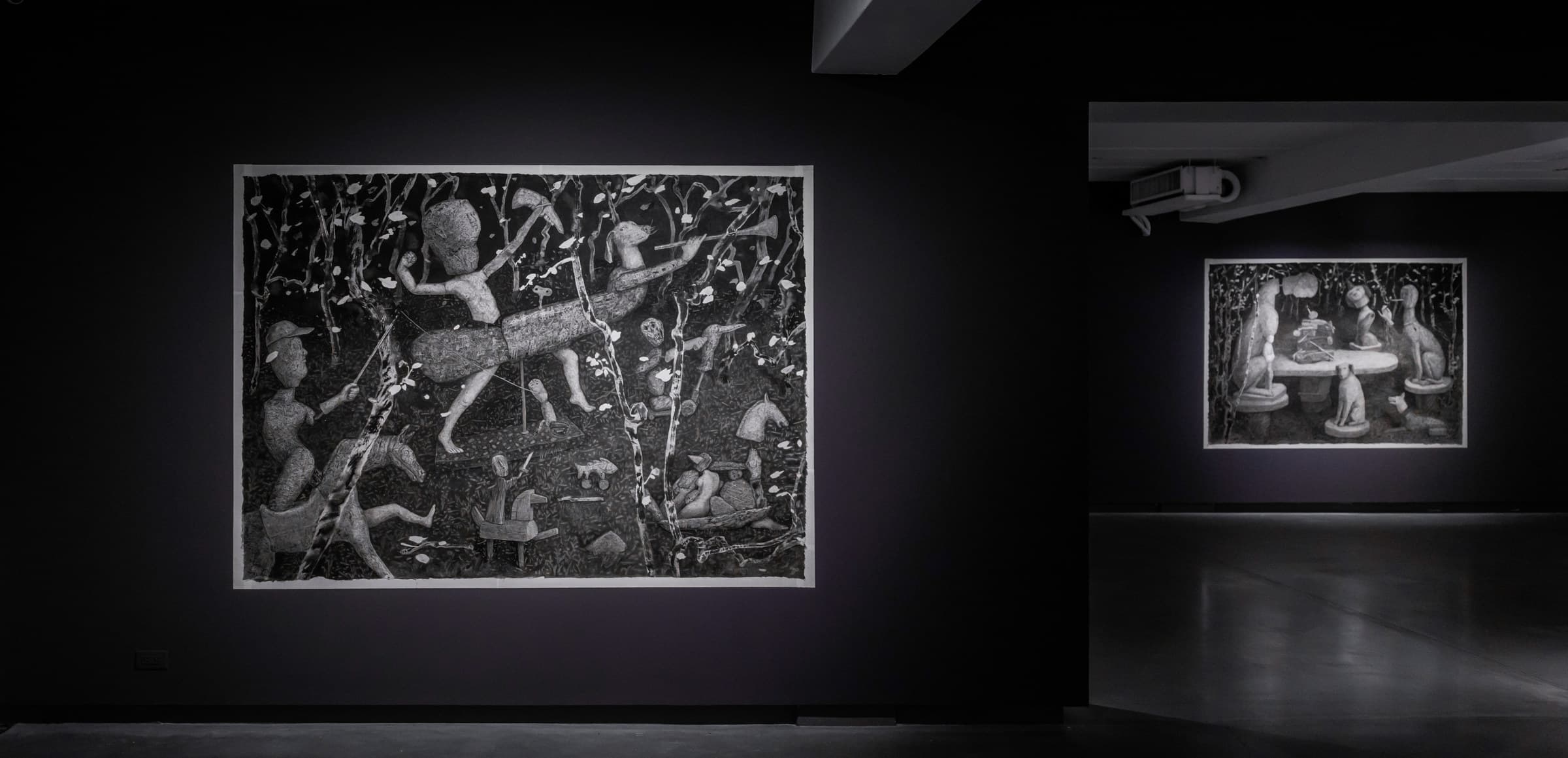 夜拾 Nocturnals, installation view, YI YUN ART × Woolloomooloo Xhibit, Taipei, 2026