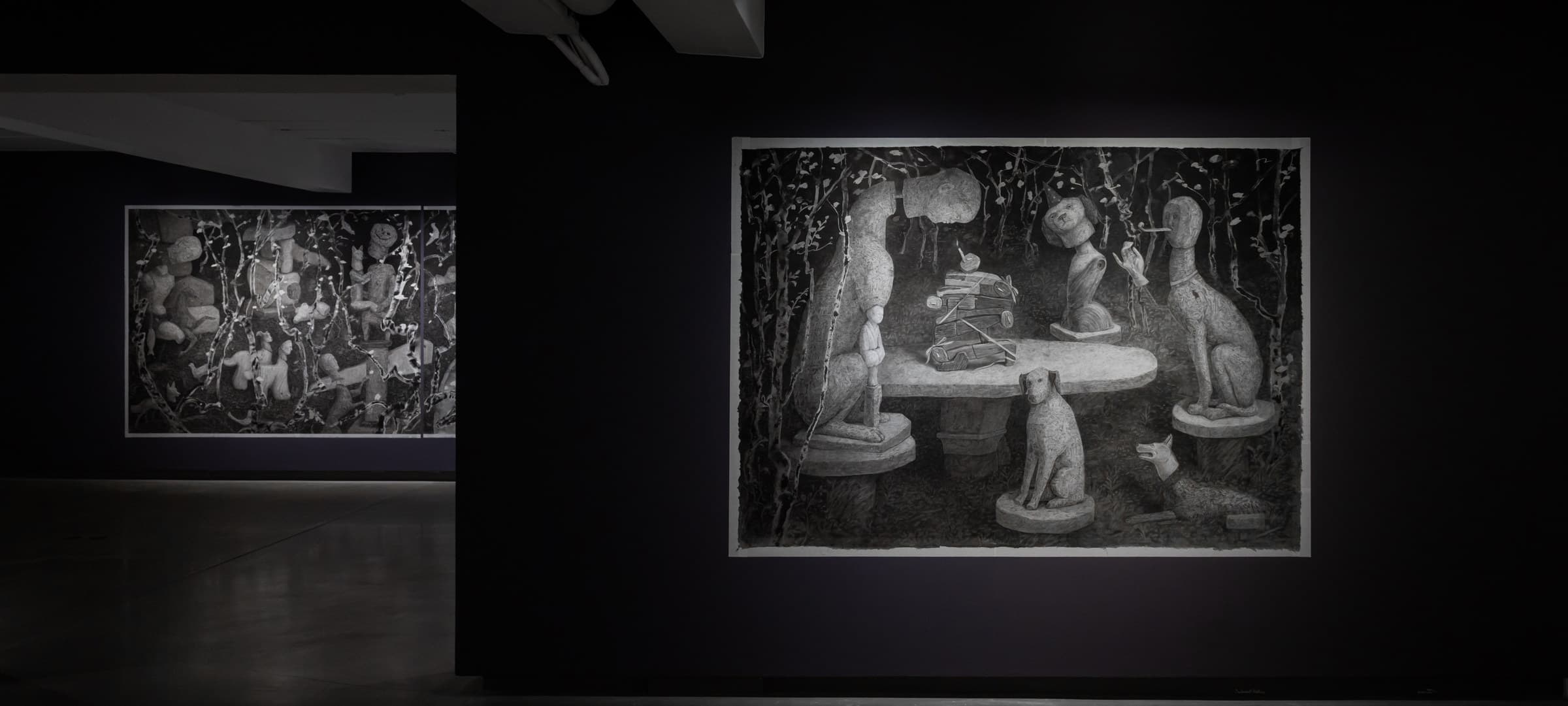 夜拾 Nocturnals, installation view, YI YUN ART × Woolloomooloo Xhibit, Taipei, 2026